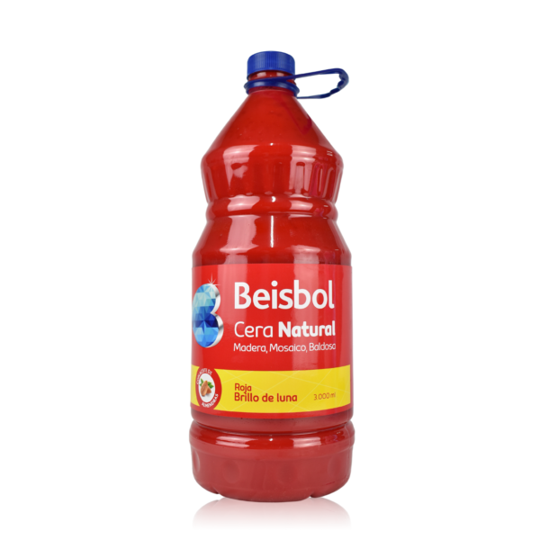 CERA BEISBOL NATURAL ROJA X 3000